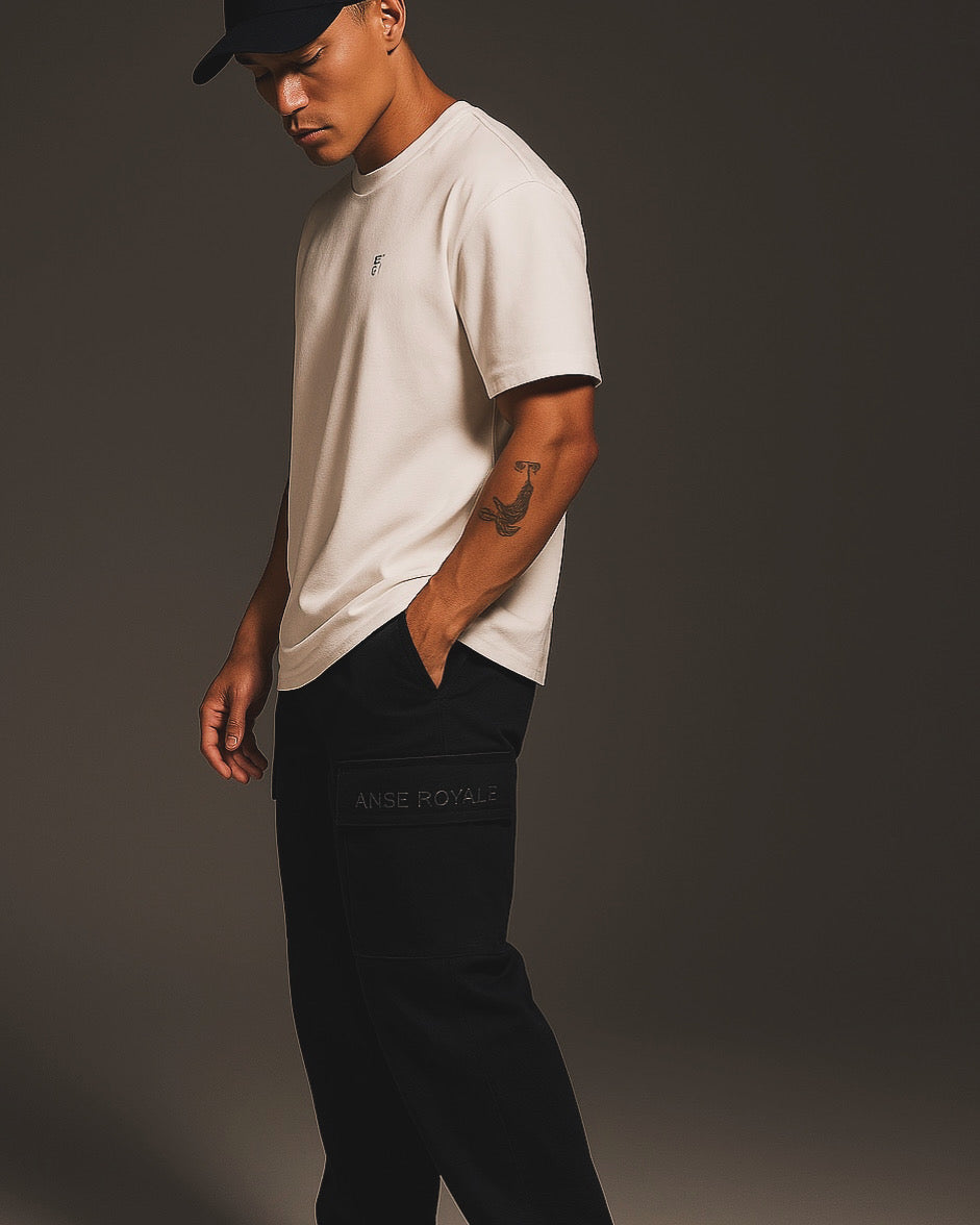 Midnight Edition Cargo Pants - Premium  from ANSE ROYALE - Shop now at ANSE ROYALE