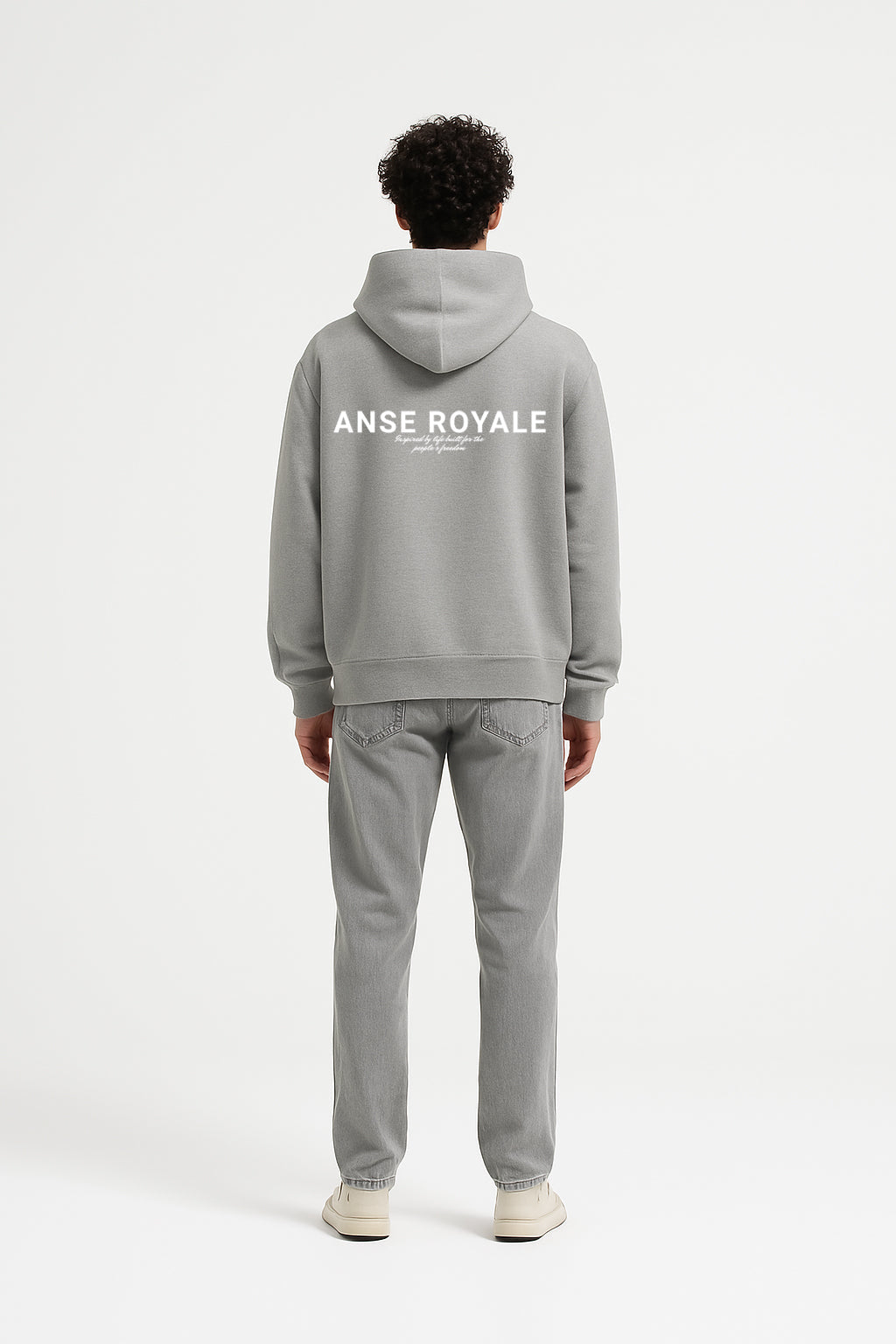 Signature Origins Hoodie Grey - Premium hoodies from ANSE ROYALE - Shop now at ANSE ROYALE