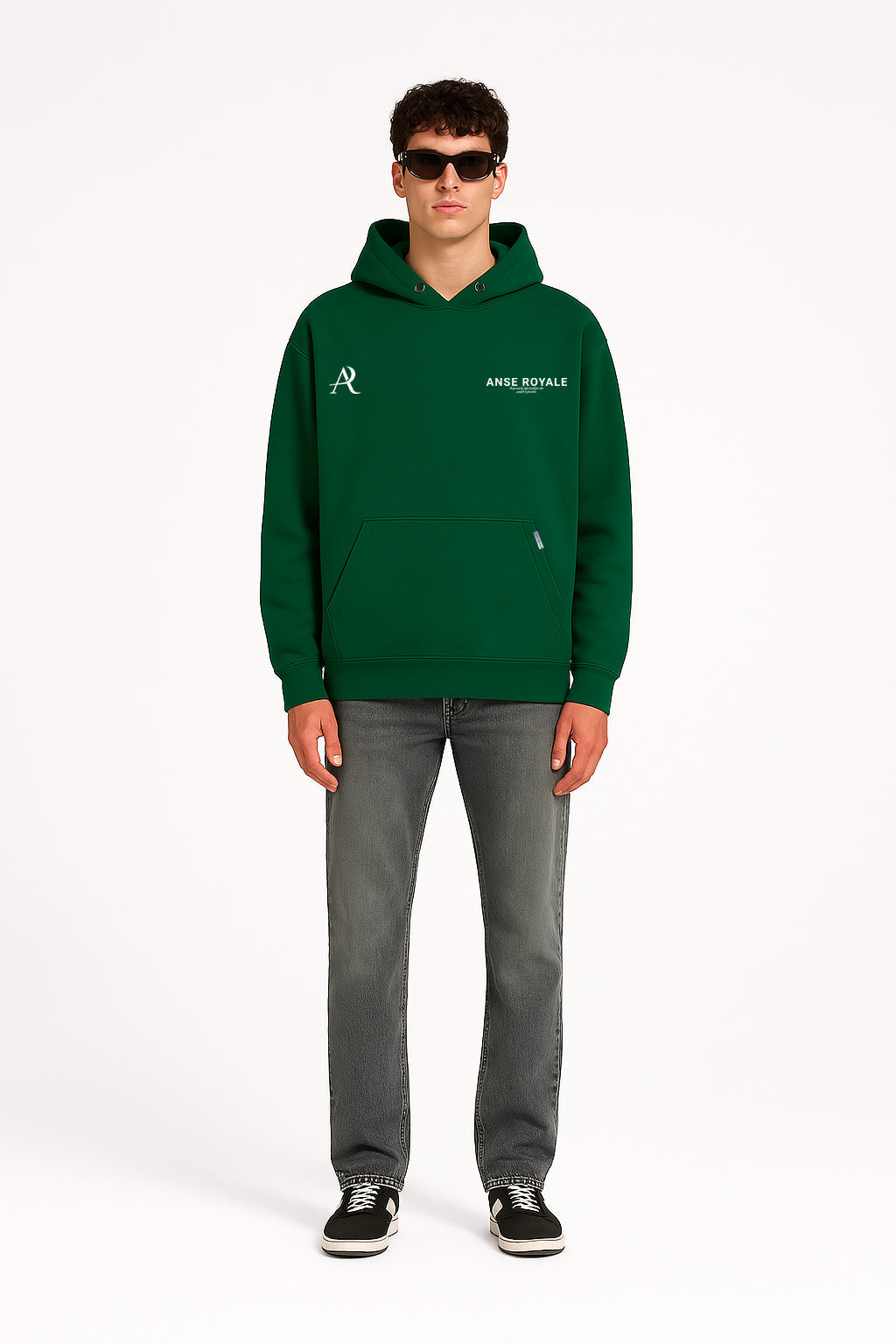 Signature Origins Hoodie Forrest Green - Premium hoodies from ANSE ROYALE -Shop now at ANSE ROYALE