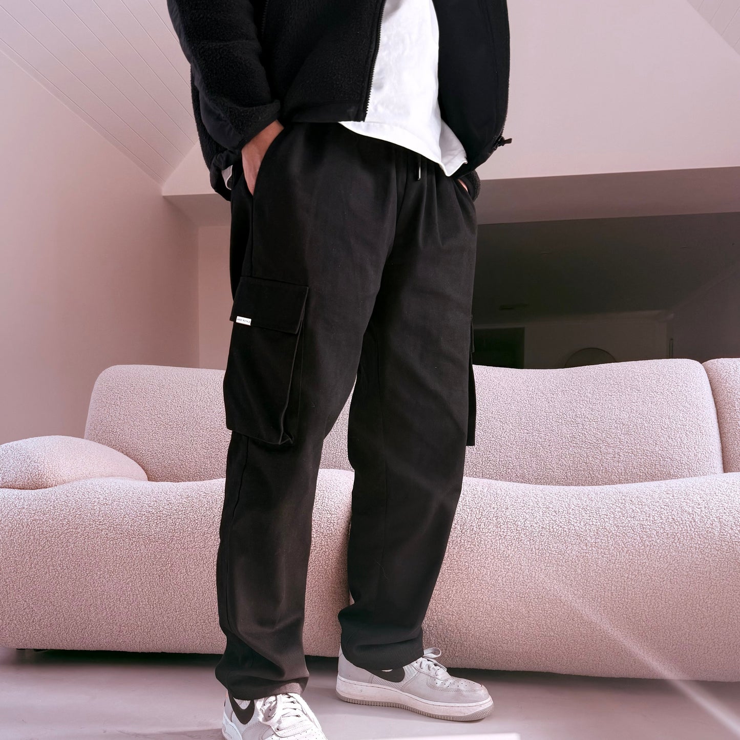 Midnight Edition Cargo Pants - Premium  from ANSE ROYALE - Shop now at ANSE ROYALE