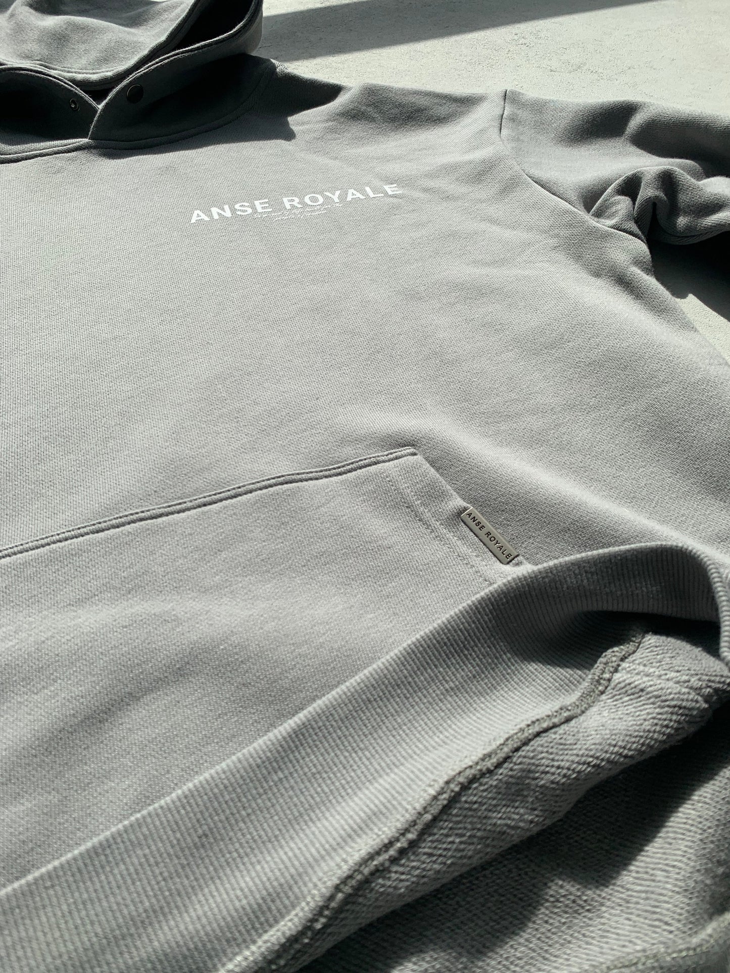 Signature Origins Hoodie Grey - Premium hoodies from ANSE ROYALE - Shop now at ANSE ROYALE