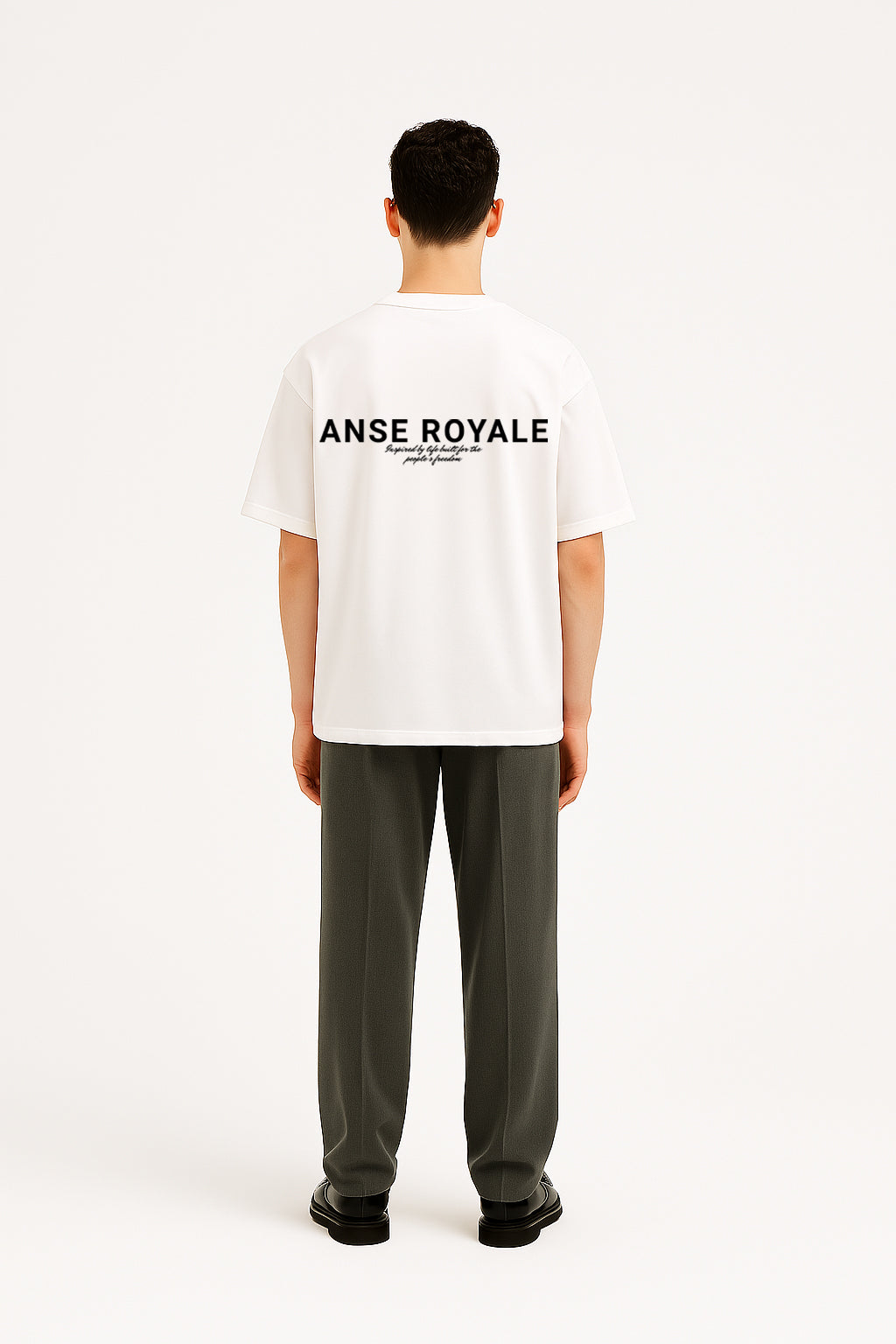Signature Origins White - Premium Shirts & Tops from ANSE ROYALE -Shop now at ANSE ROYALE