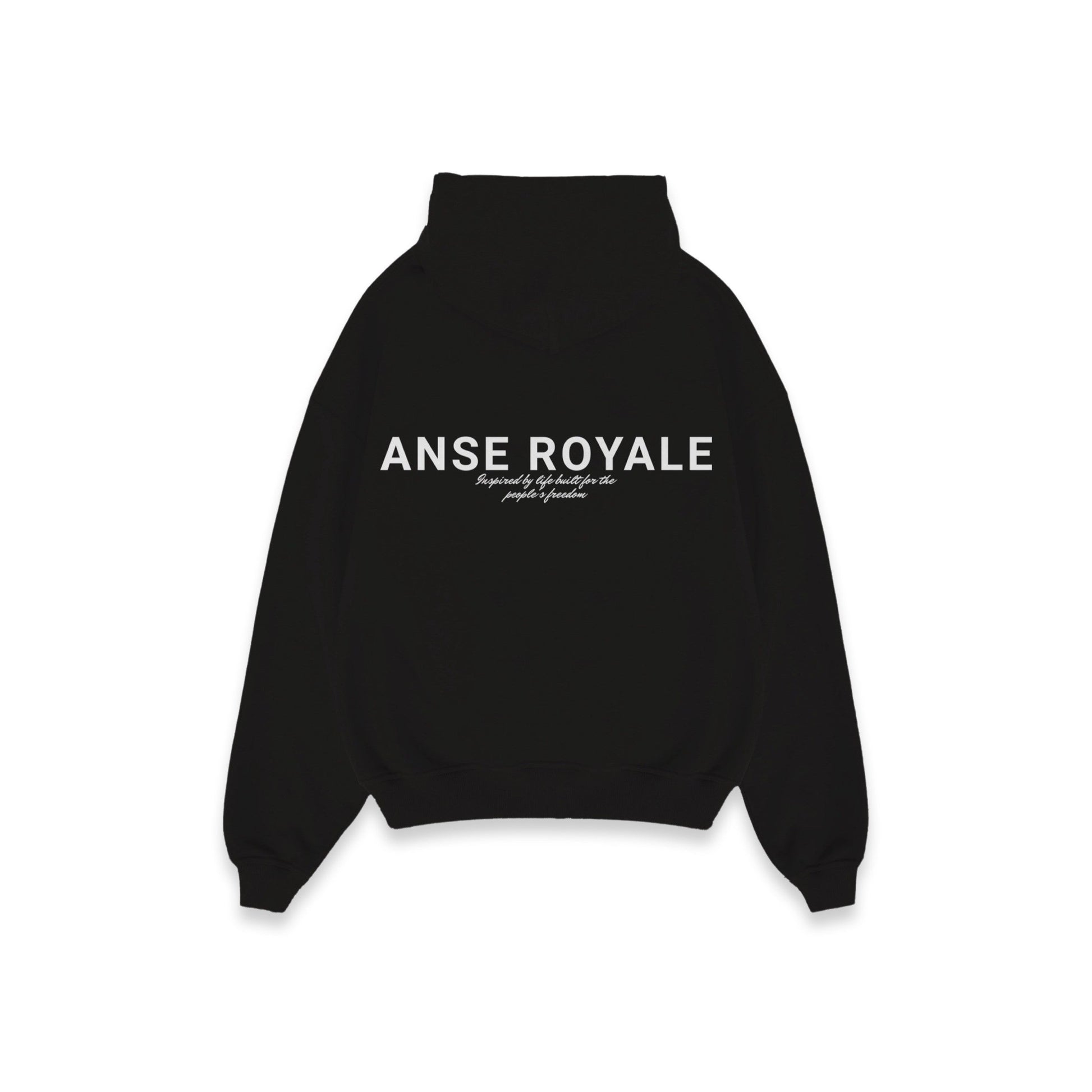 Signature Origins Hoodie Black - Premium hoodies from ANSE ROYALE -  Shop now at ANSE ROYALE