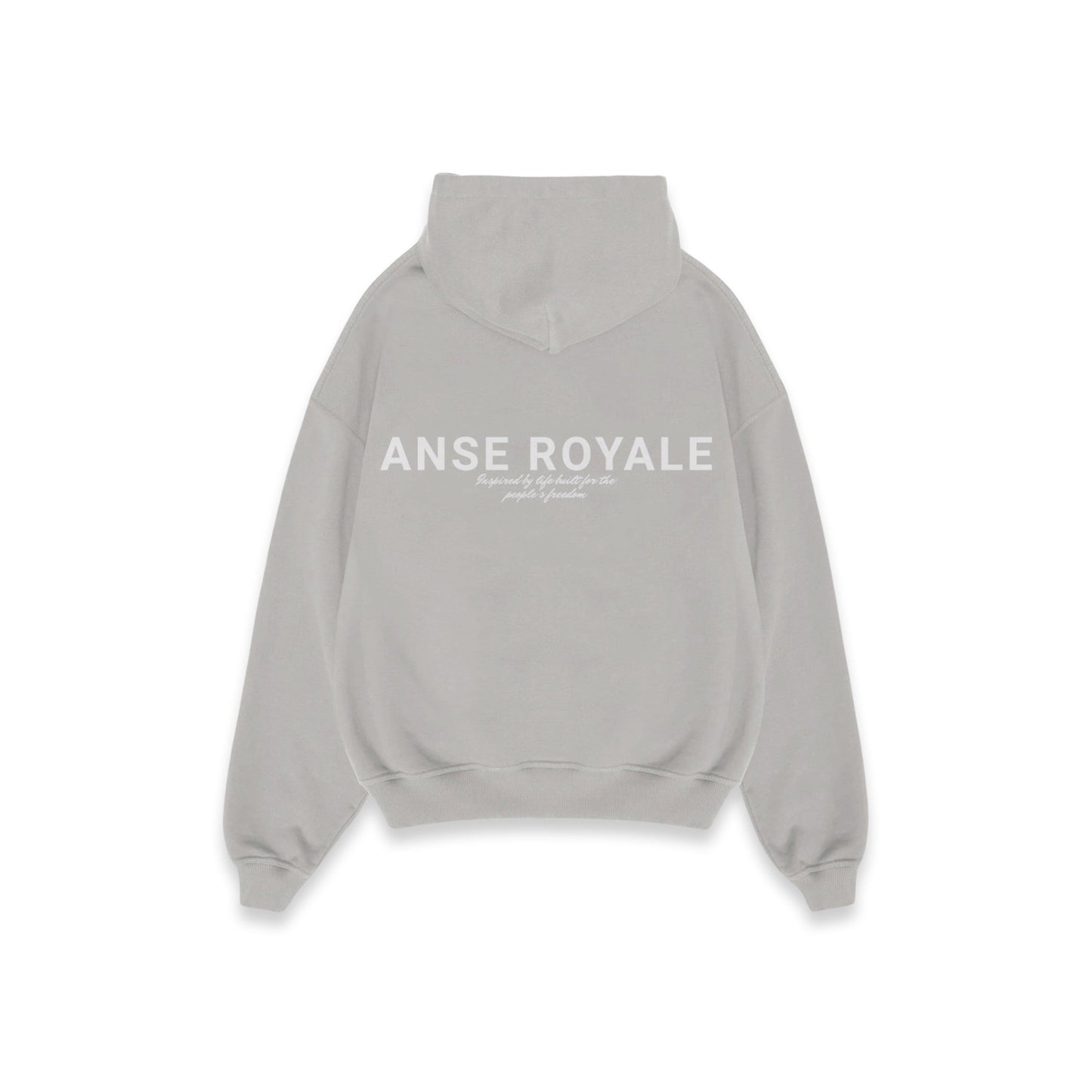 Signature Origins Hoodie Grey - Premium hoodies from ANSE ROYALE - Shop now at ANSE ROYALE