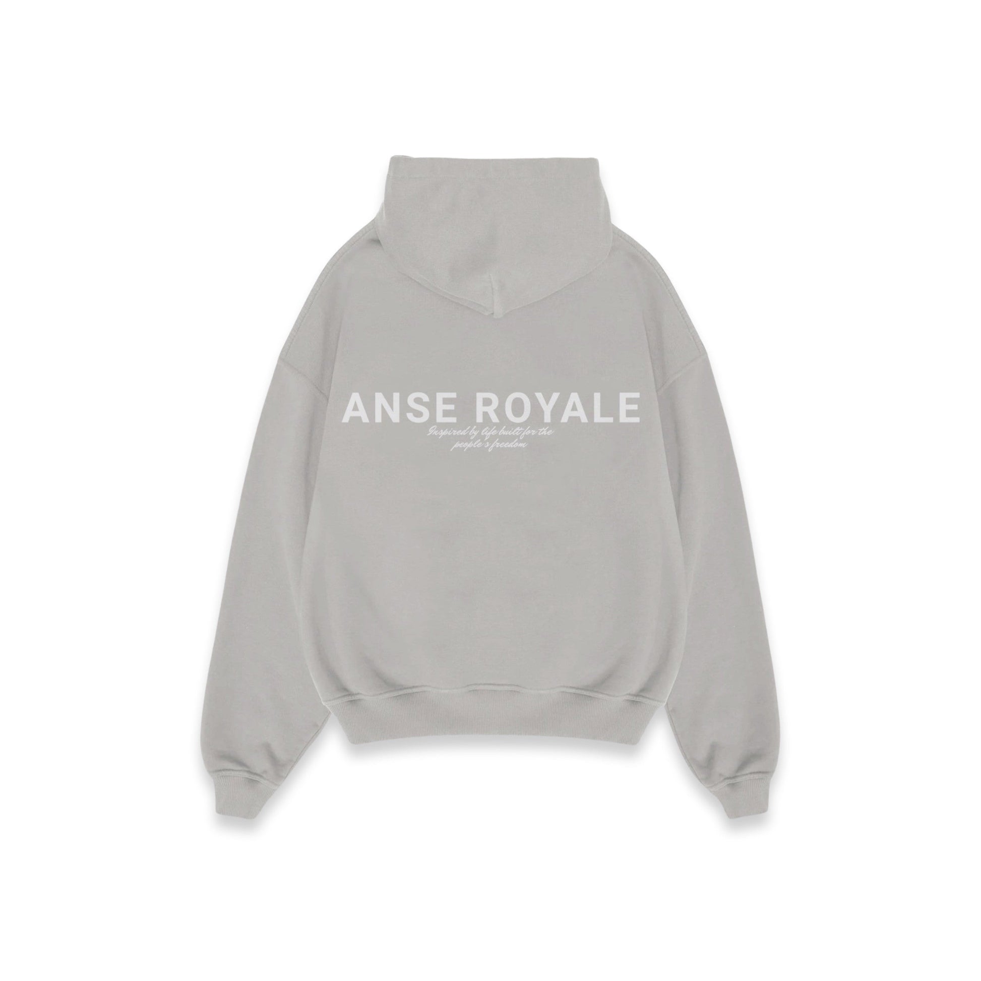 Signature Origins Hoodie Grey - Premium hoodies from ANSE ROYALE - Shop now at ANSE ROYALE