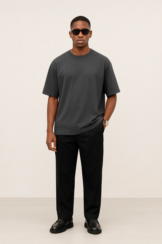 Heavy weight Blank Grey - Premium Shirts & Tops from ANSE ROYALE - Shop now at ANSE ROYALE