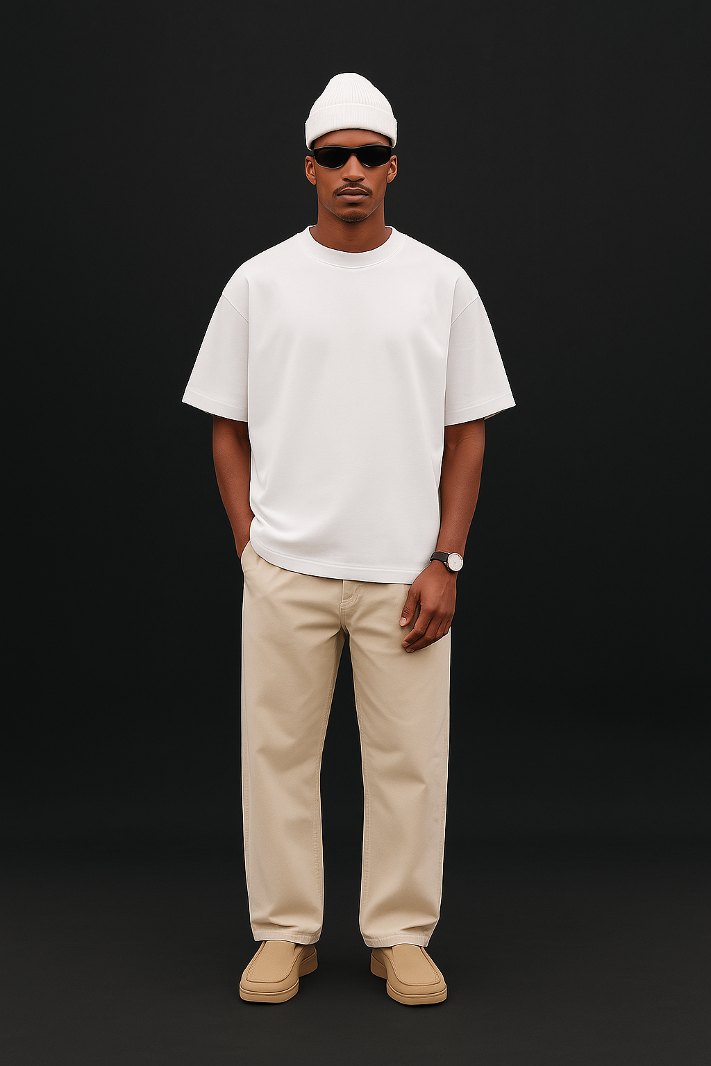 Heavy weight Blank White - Premium Shirts & Tops from ANSE ROYALE - Shop now at ANSE ROYALE