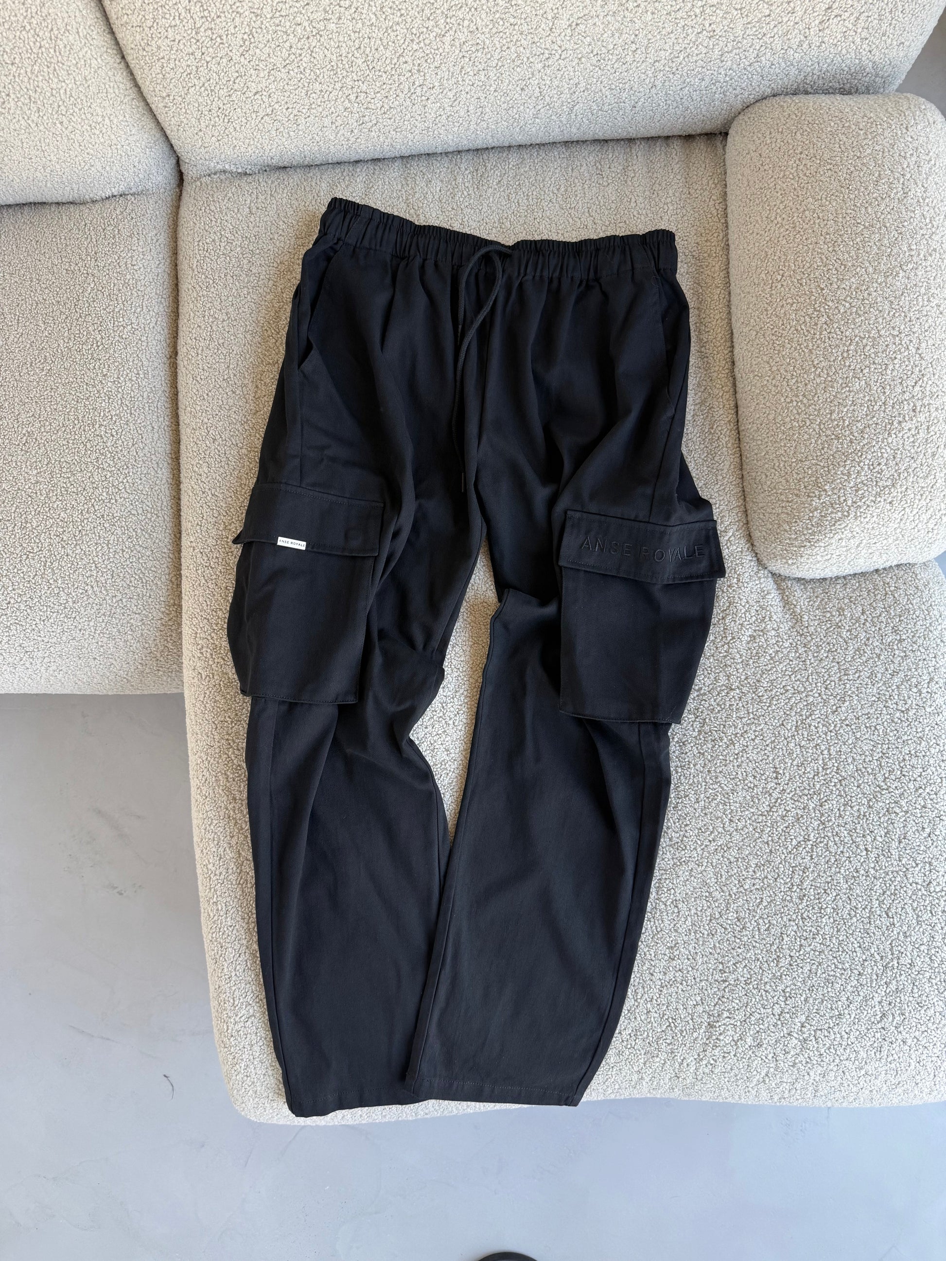 Royale Cargo Pants - Premium  from ANSE ROYALE - Just $140! Shop now at ANSE ROYALE