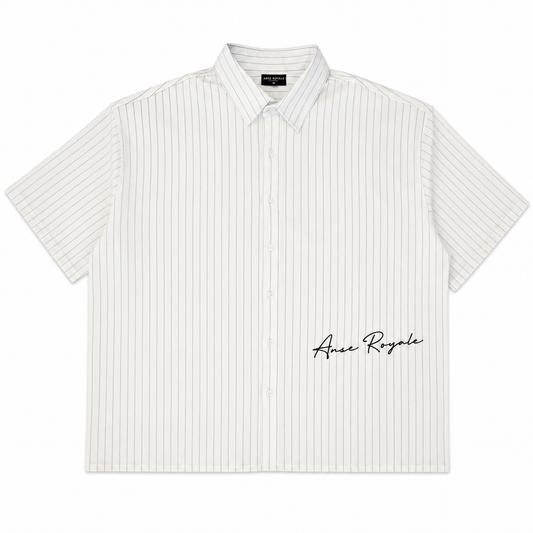 Royale Bay - Pinstripe White/Black