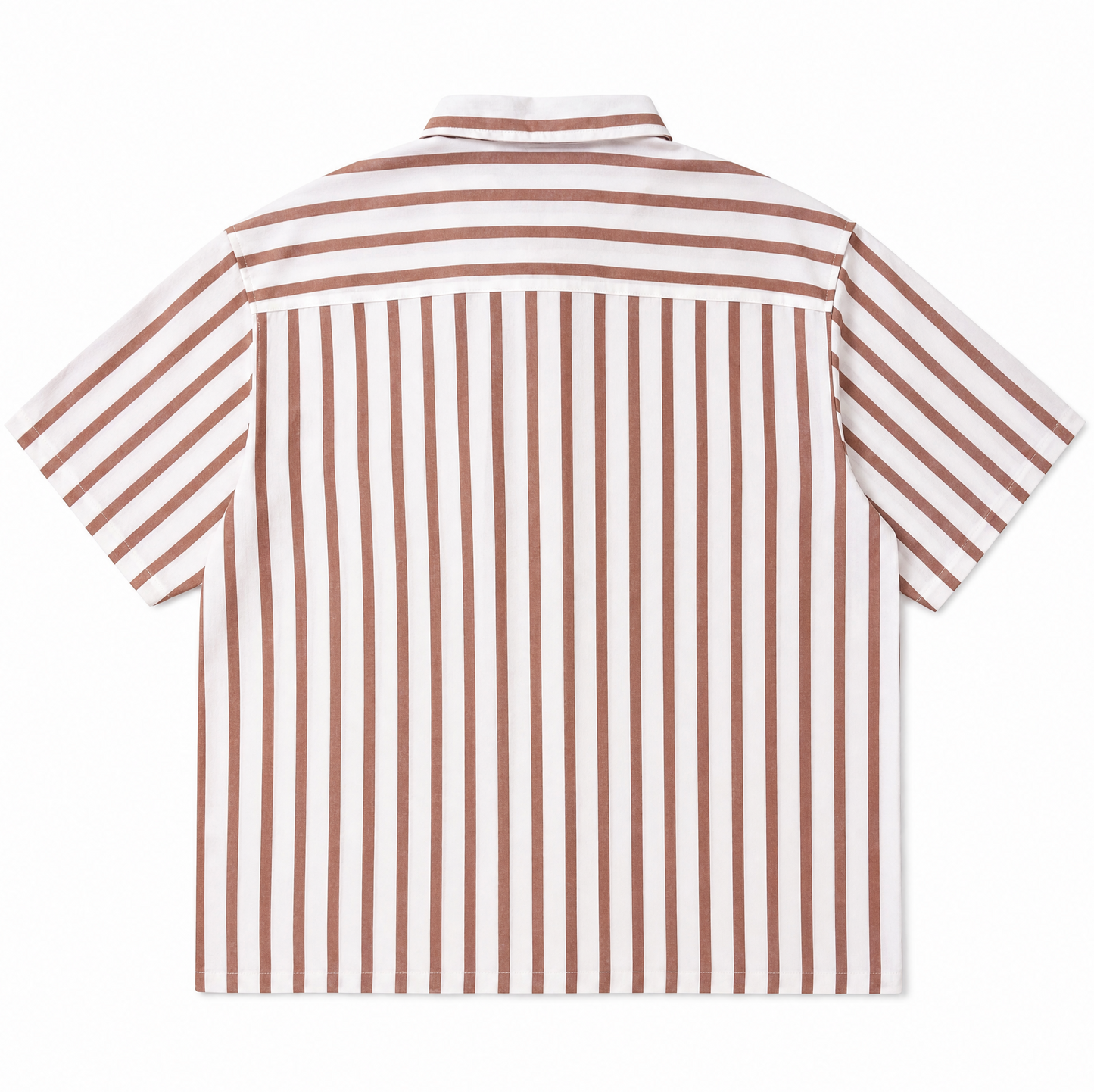 Royale Bay - Pinstripe Lightweight White/Brown