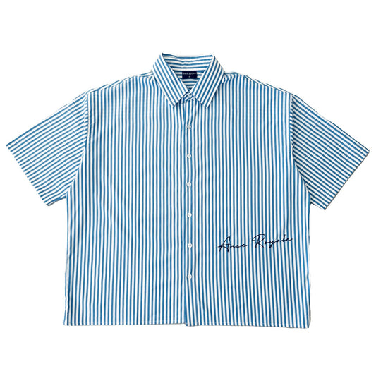 Royale Bay - Pinstripe White/Blue