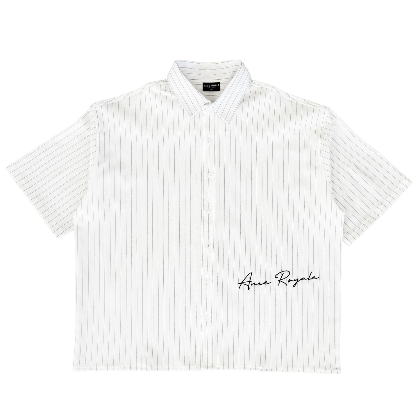 Royale Bay - Pinstripe White/Black