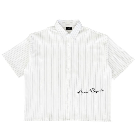 Royale Bay - Pinstripe White/Black