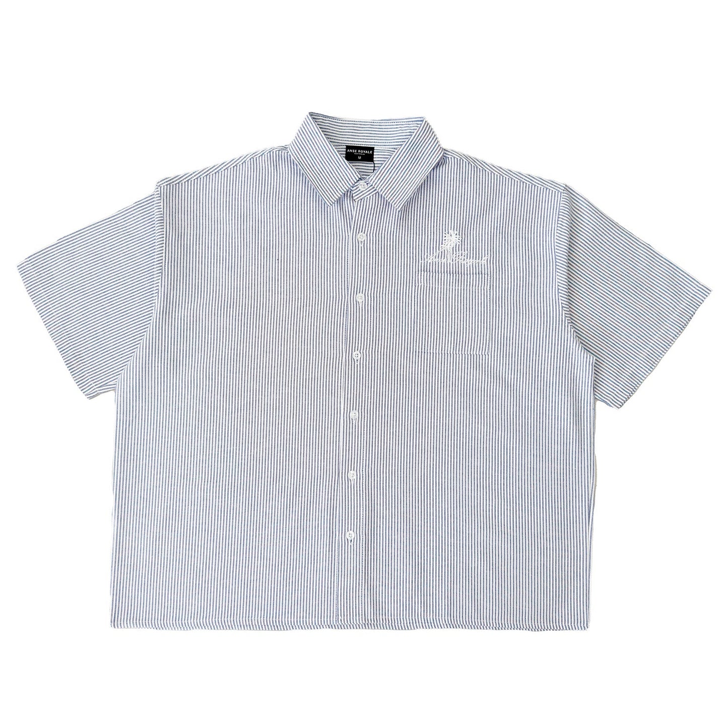 Duo Stripe Untethered Soul - Blue with White Embroidery